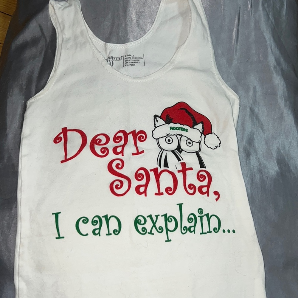 Christmas edition hooters tank